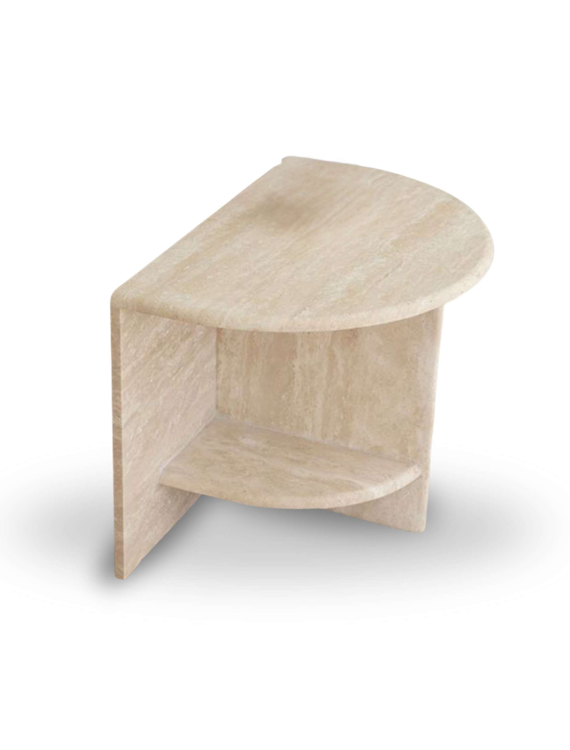 Arco Travertine Side Table