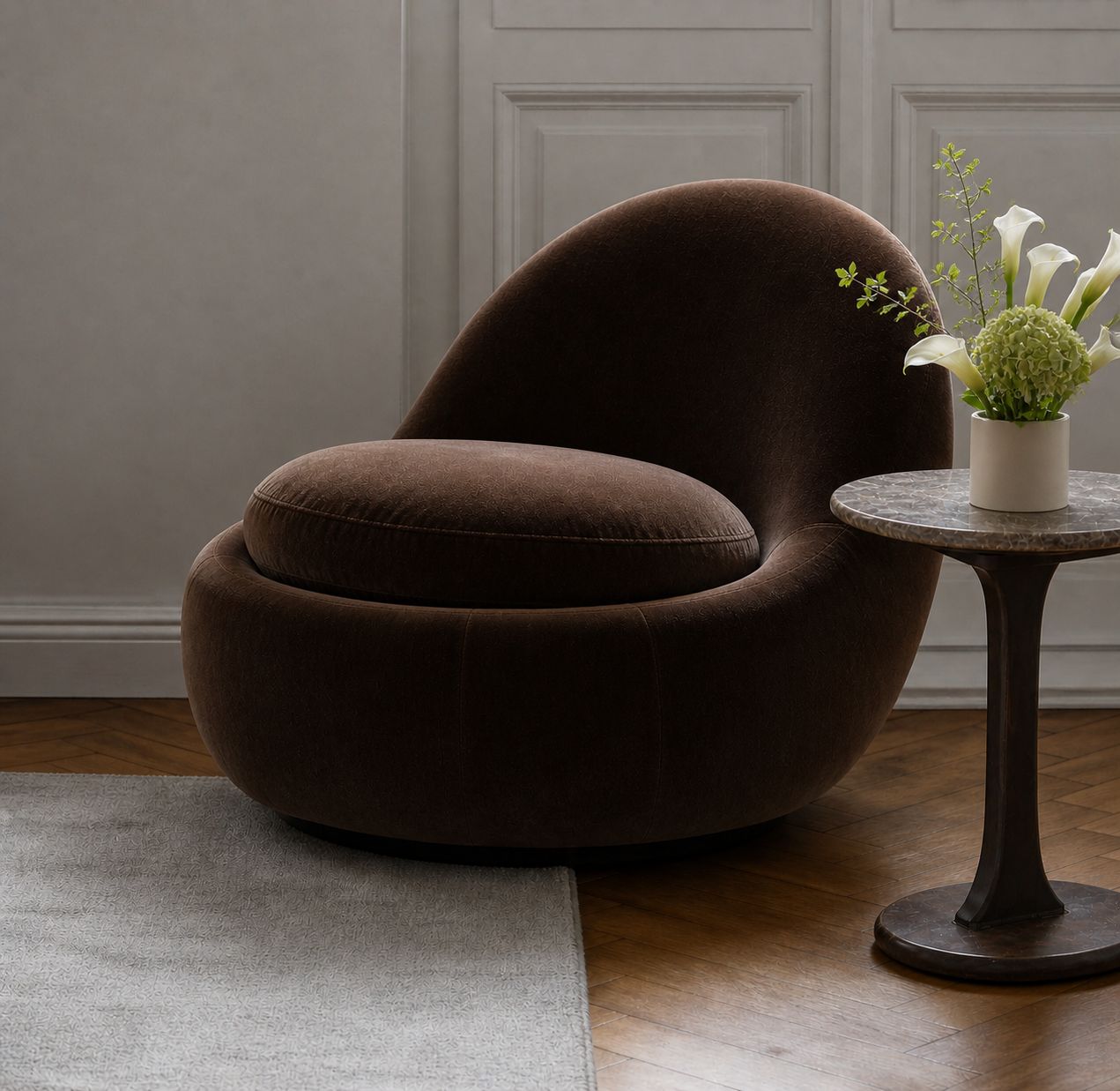 Mila Swivel Occasional Chair
